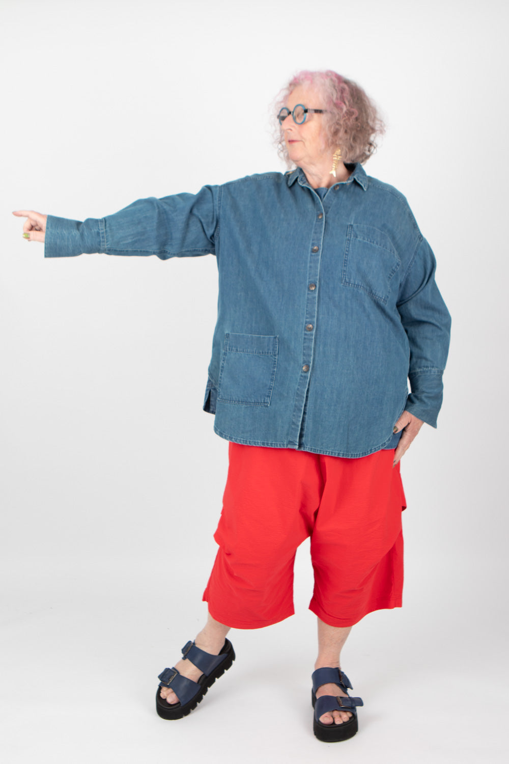 Estudio Viva Celeste Denim Shirt SAMPLE