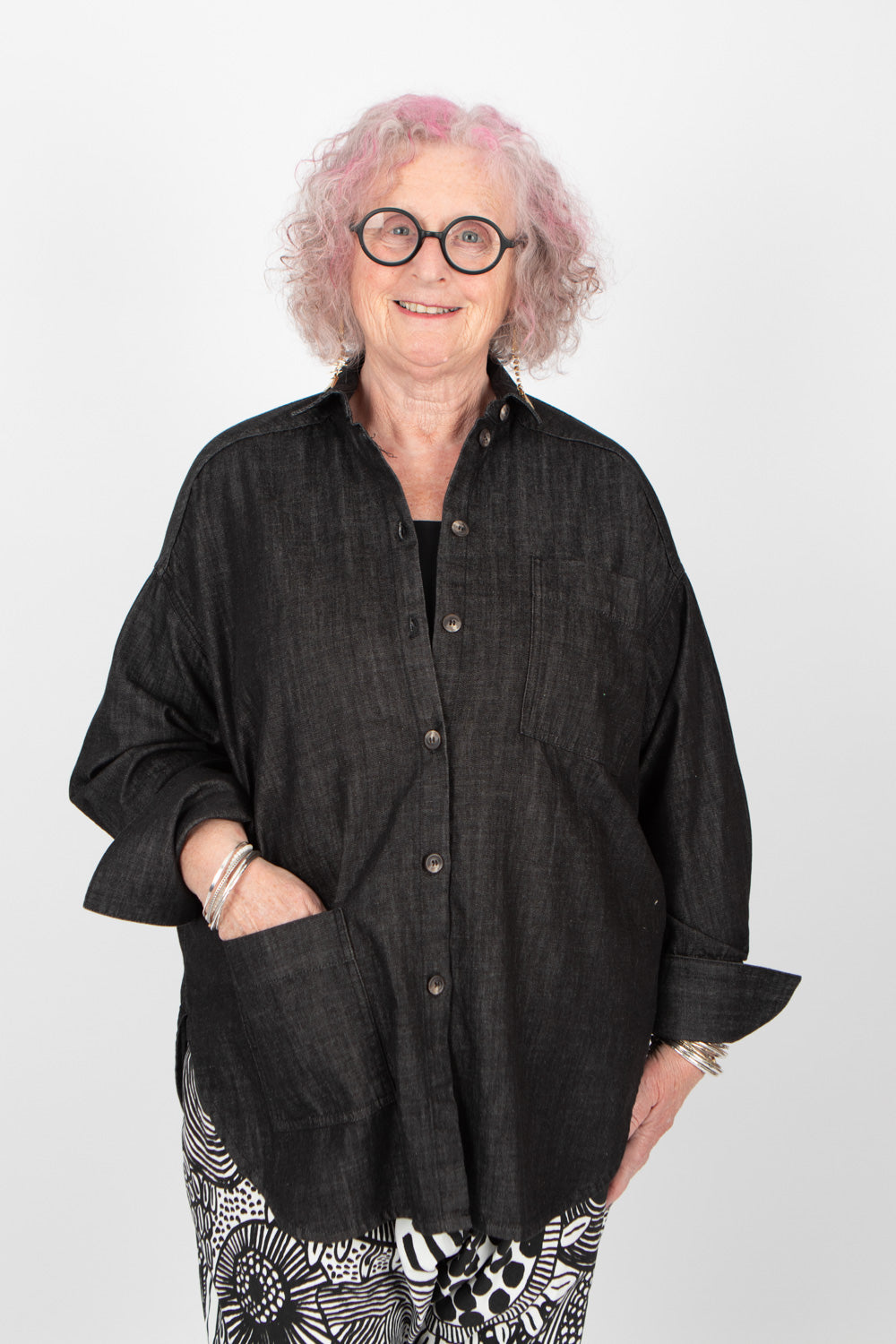 Estudio Viva Celeste Denim Shirt SAMPLE