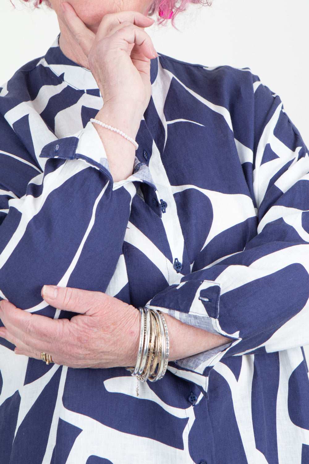 Estudio Viva Wivina Printed Shirt Dress