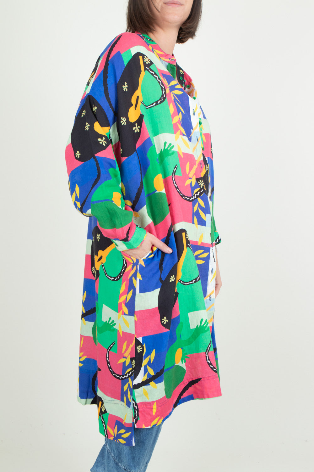 Estudio Viva Wivina Printed Shirt Dress