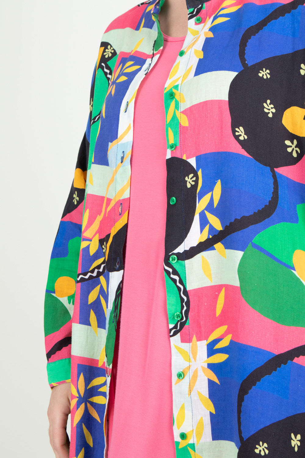 Estudio Viva Wivina Printed Shirt Dress