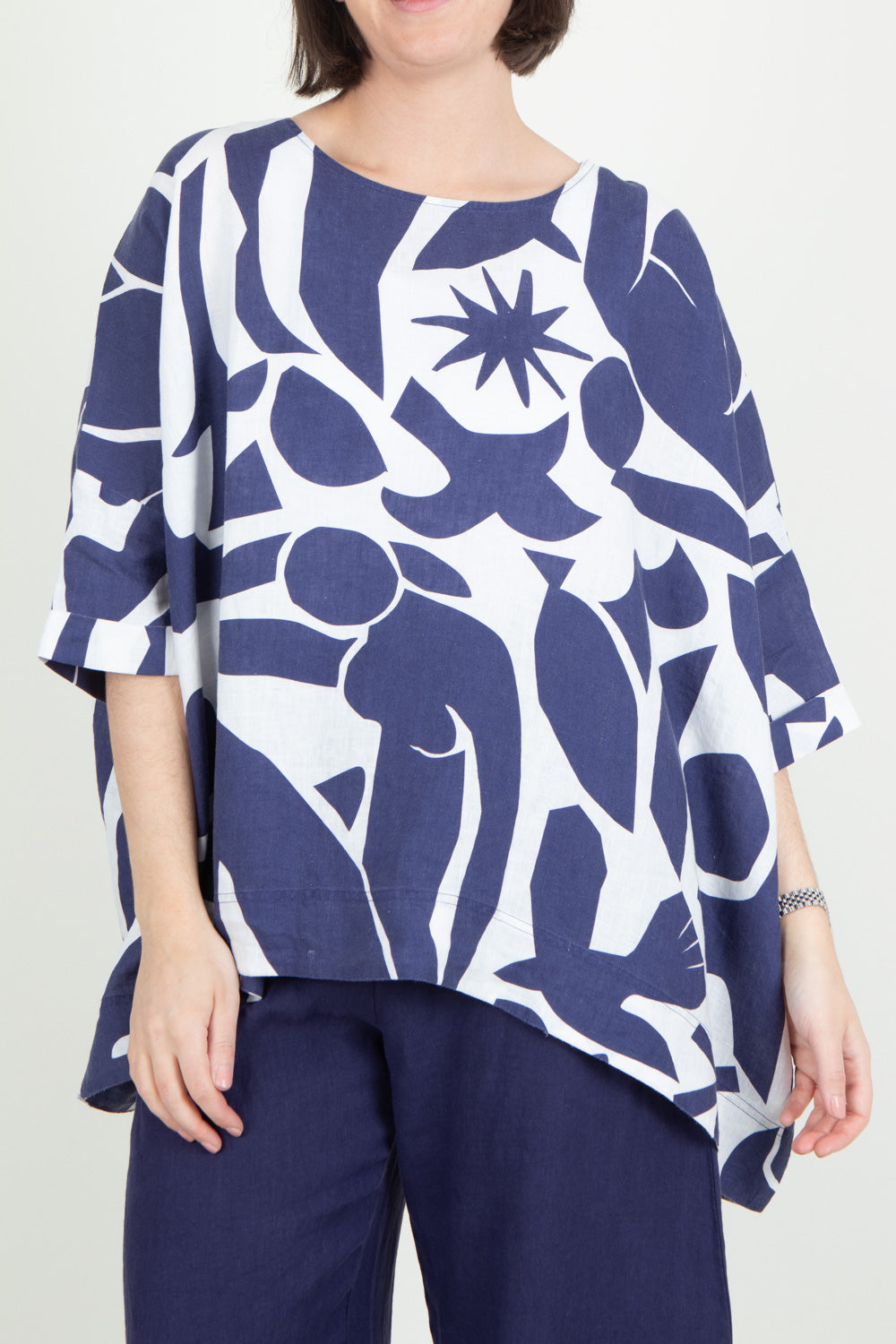 Estudio Viva Rosa Printed Top