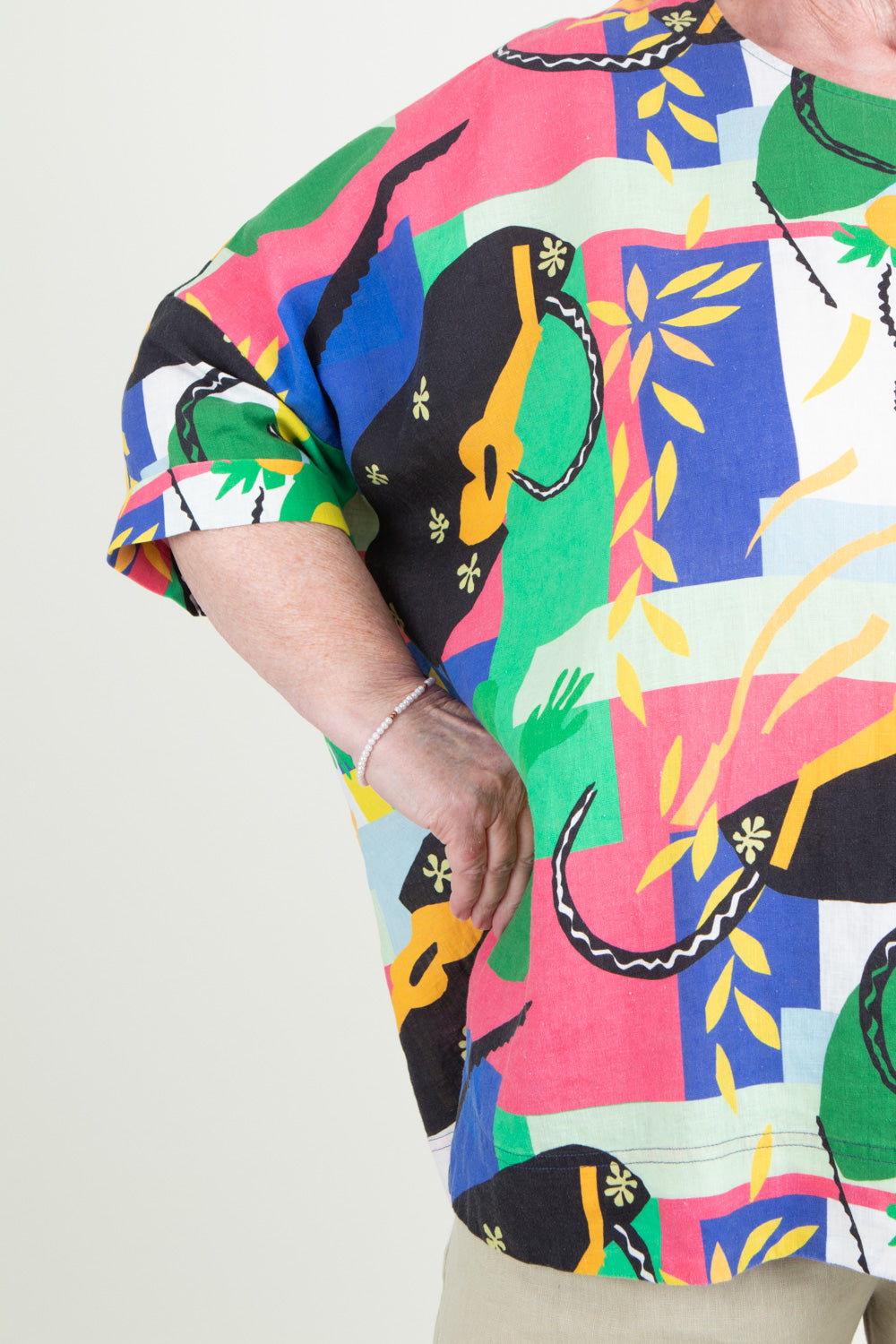 Estudio Viva Rosa Printed Top