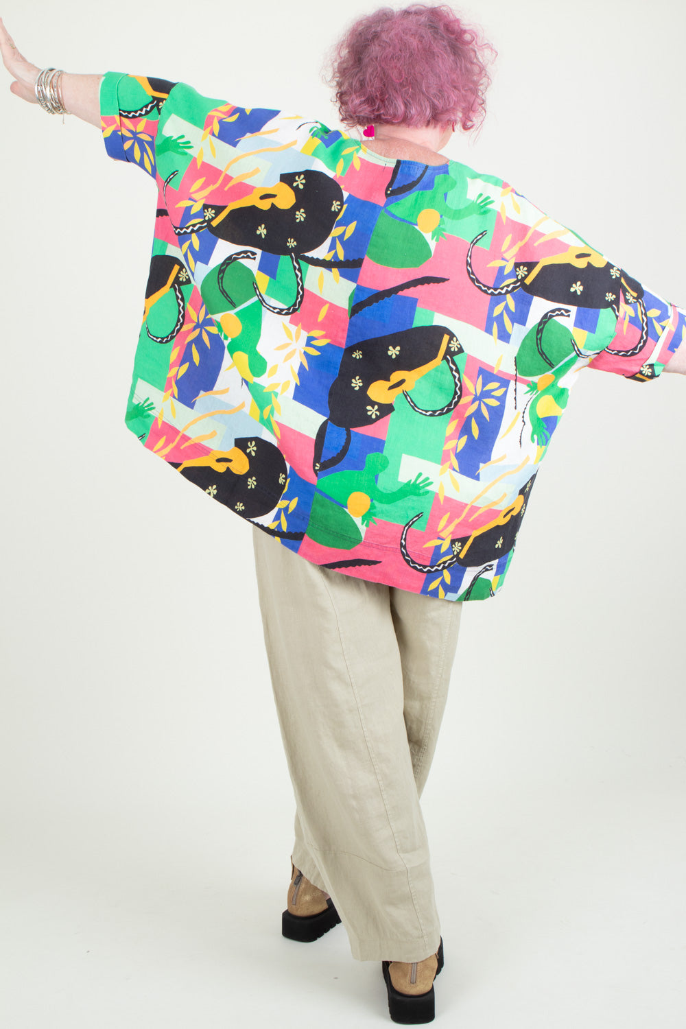 Estudio Viva Rosa Printed Top