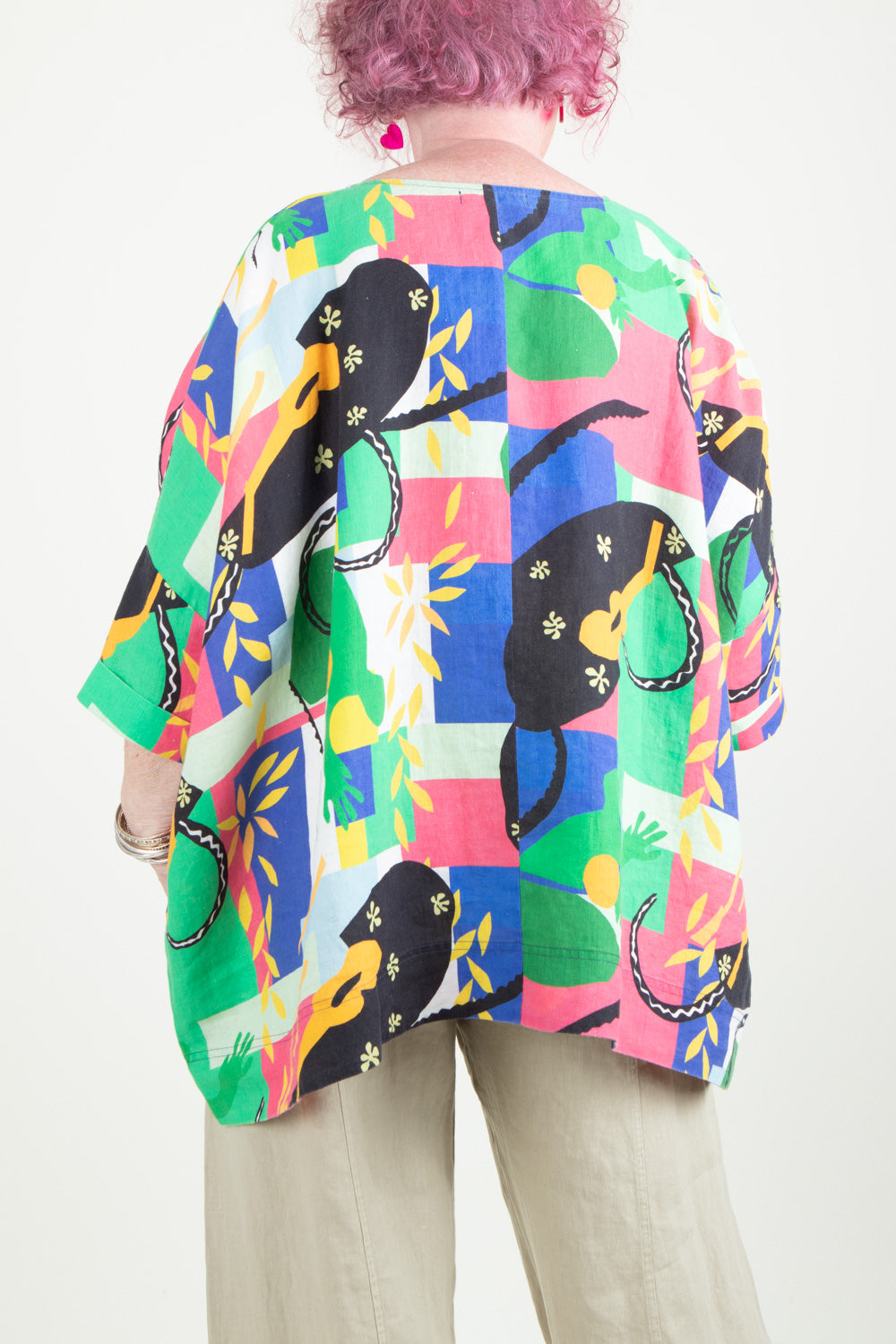 Estudio Viva Rosa Printed Top