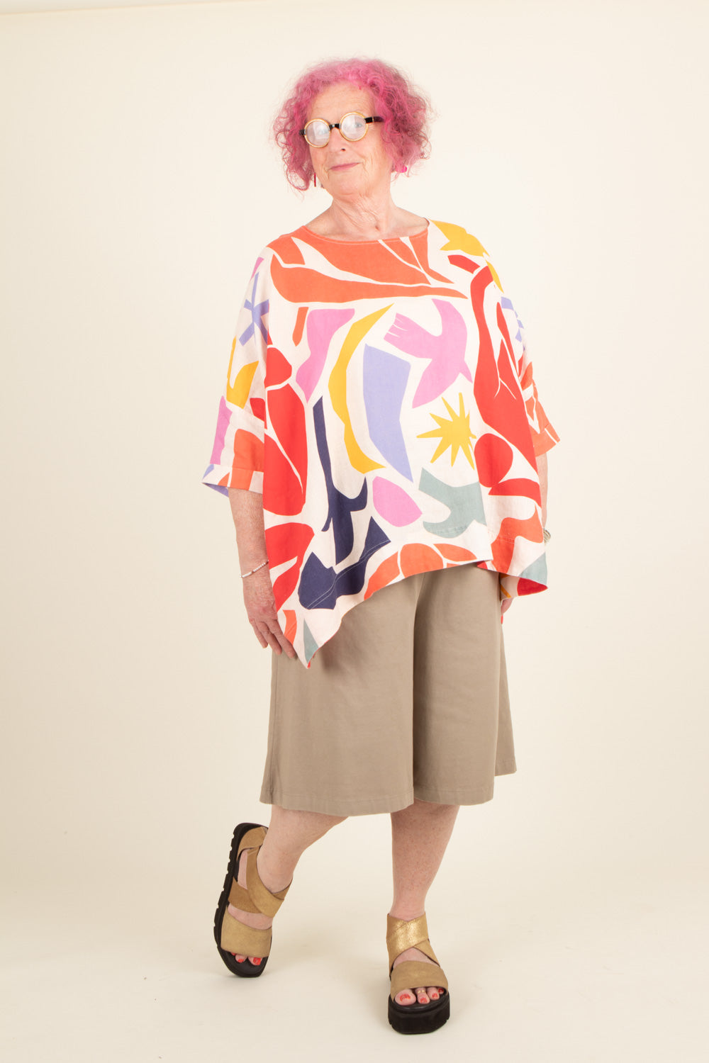 Estudio Viva Rosa Printed Top