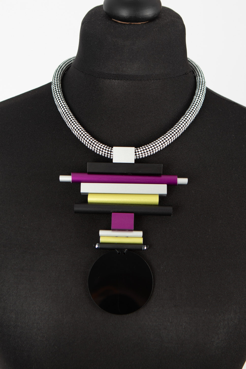Christina Brampti Urban Abstract Geometric Necklace