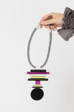 Christina Brampti Urban Abstract Geometric Necklace