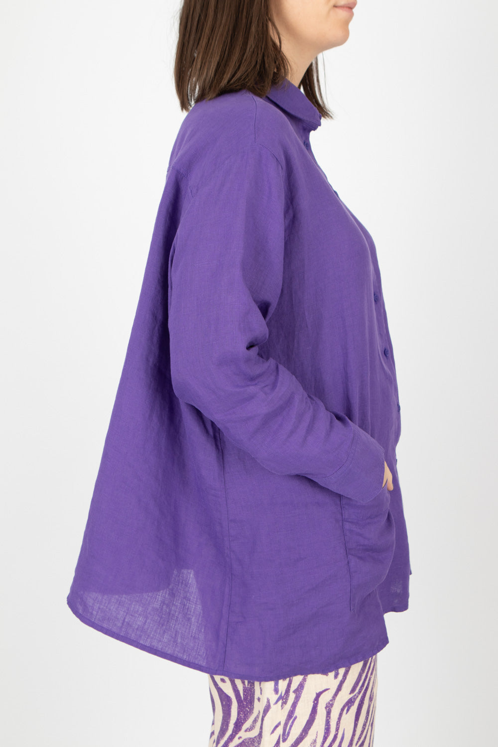 Estudio Viva The Bowie Carla Linen Shirt