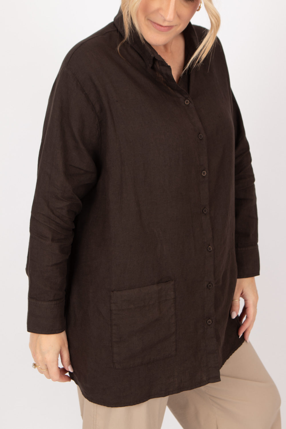 Estudio Viva The Bowie Carla Linen Shirt