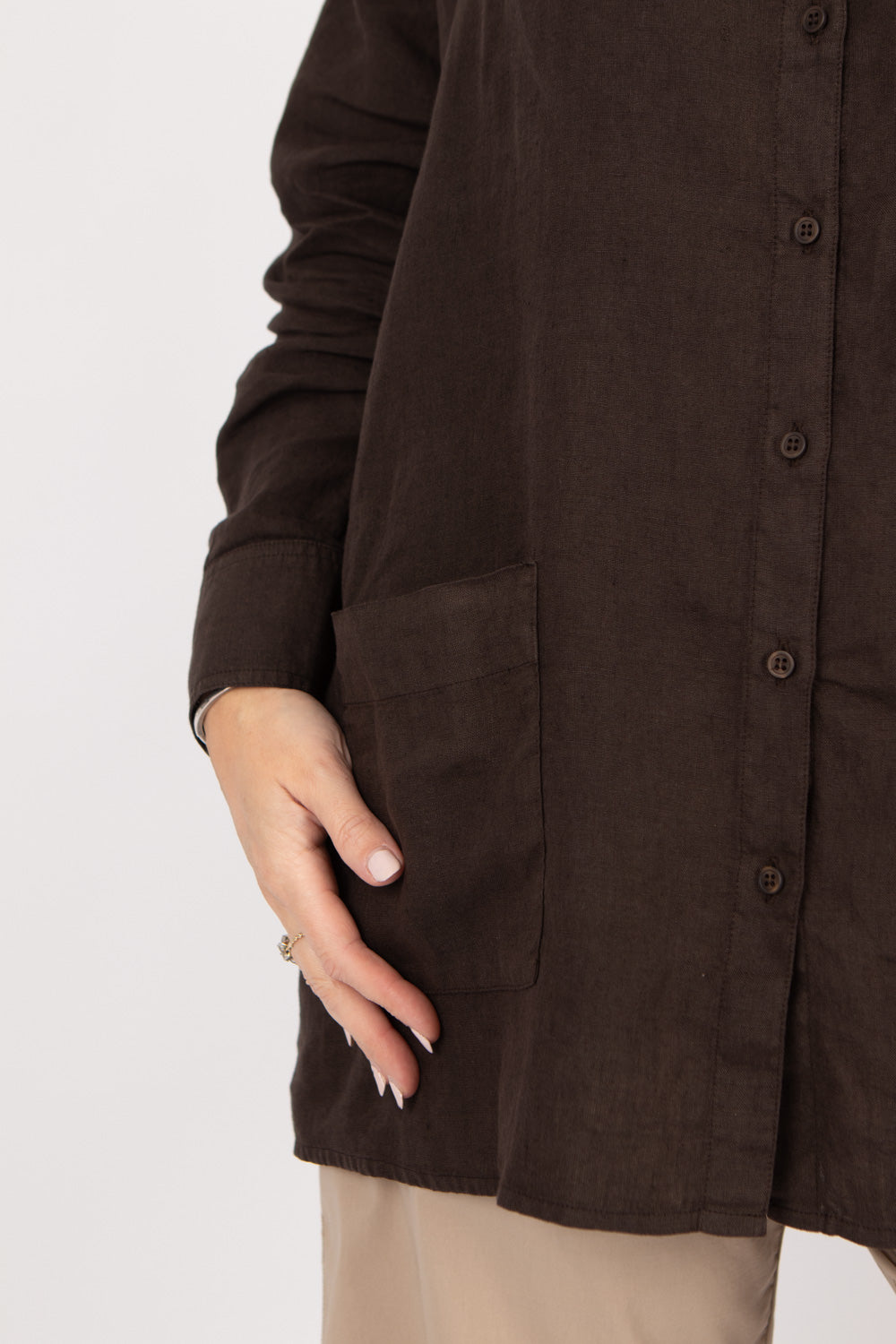 Estudio Viva The Bowie Carla Linen Shirt