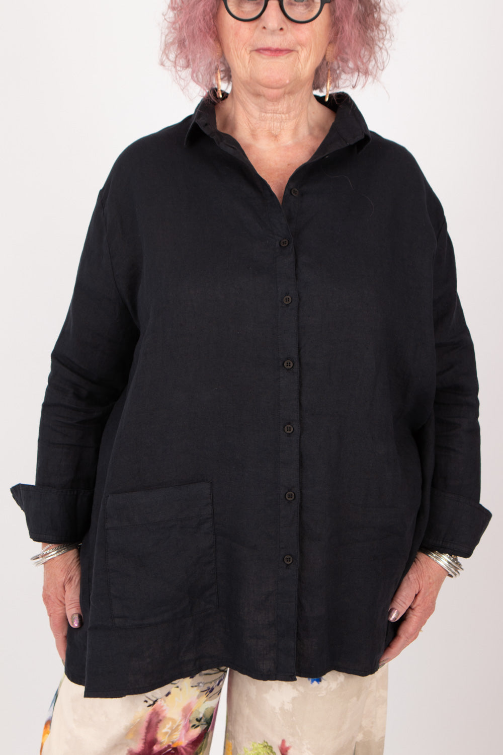 Estudio Viva The Bowie Carla Linen Shirt