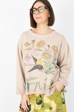 Magnolia Pearl Flight Flowers Friday Nago Sweatshirt