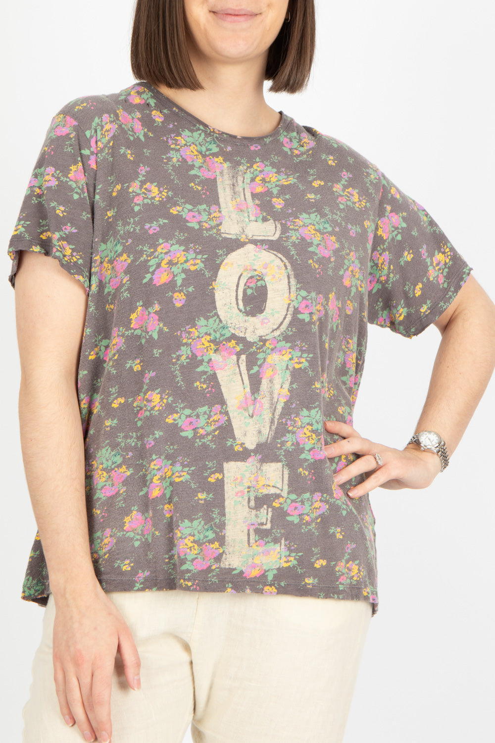 Magnolia Pearl Floral Circus Love T - Shirt
