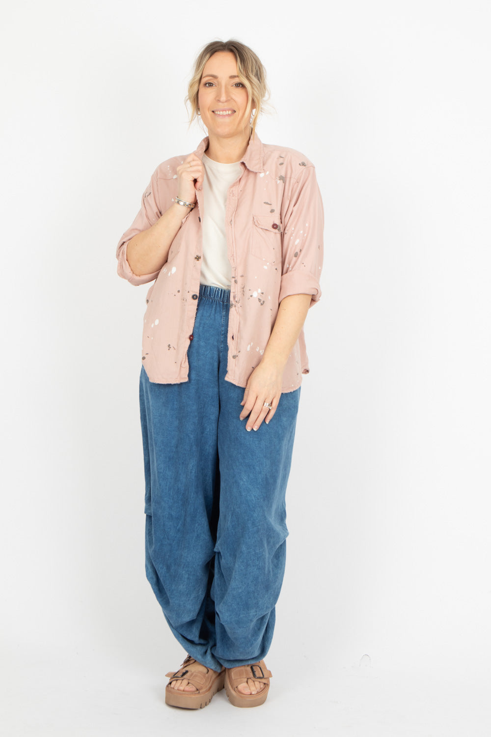 Magnolia Pearl Kelly Western Shirt Love Embro