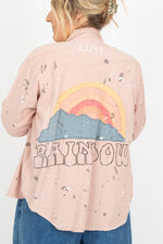 Magnolia Pearl Kelly Western Shirt Love Embro