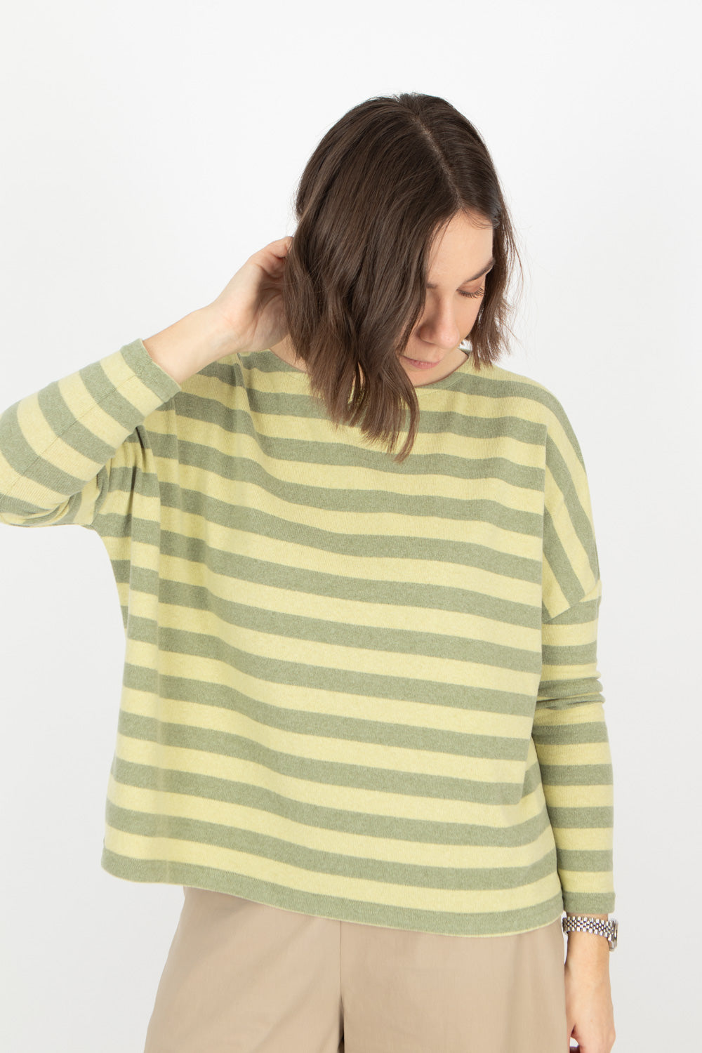 Neirami Boat Neck Boxy Sweater