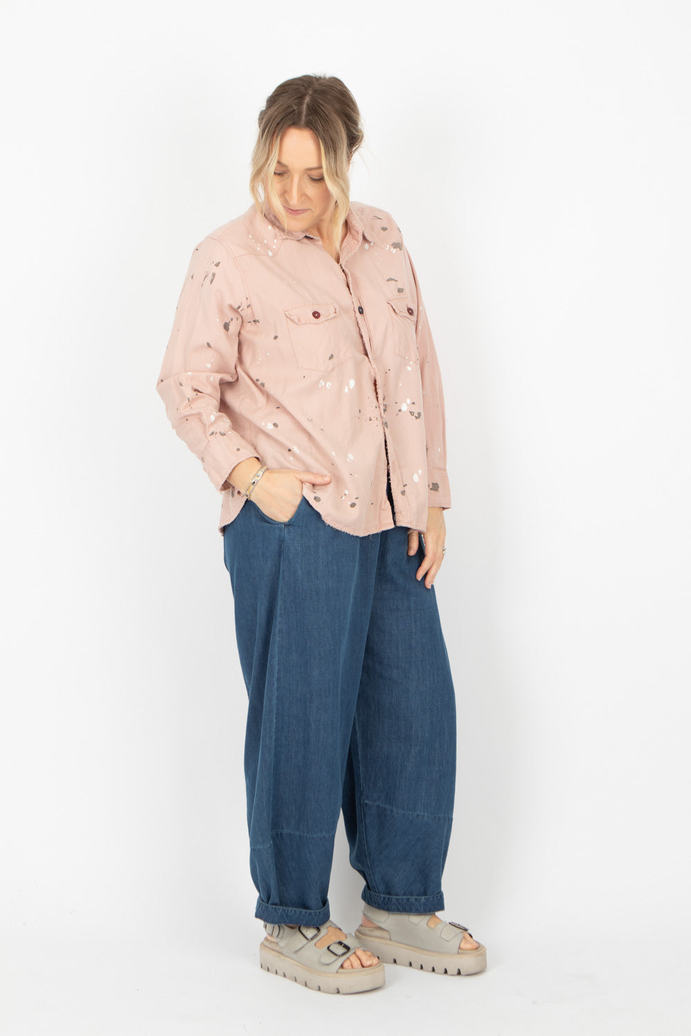 Magnolia Pearl Kelly Western Shirt Love Embro