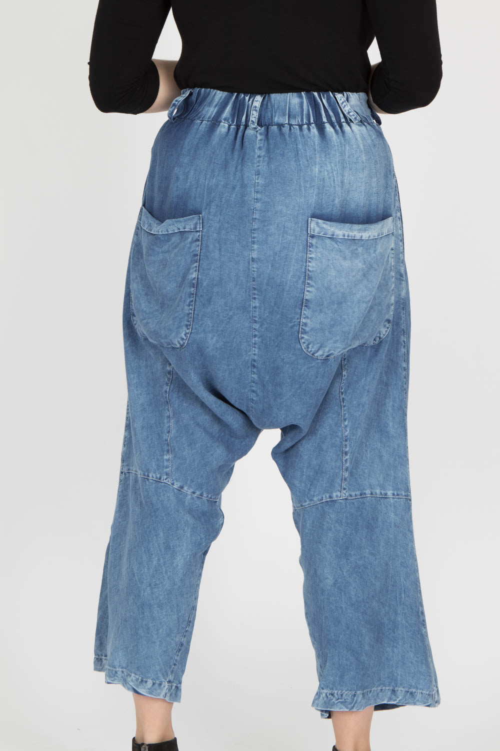 Zilberman Black Zip Jeans