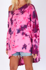 Estudio Viva Catarina Tie Dye Sweater (Pink Tie Dye)