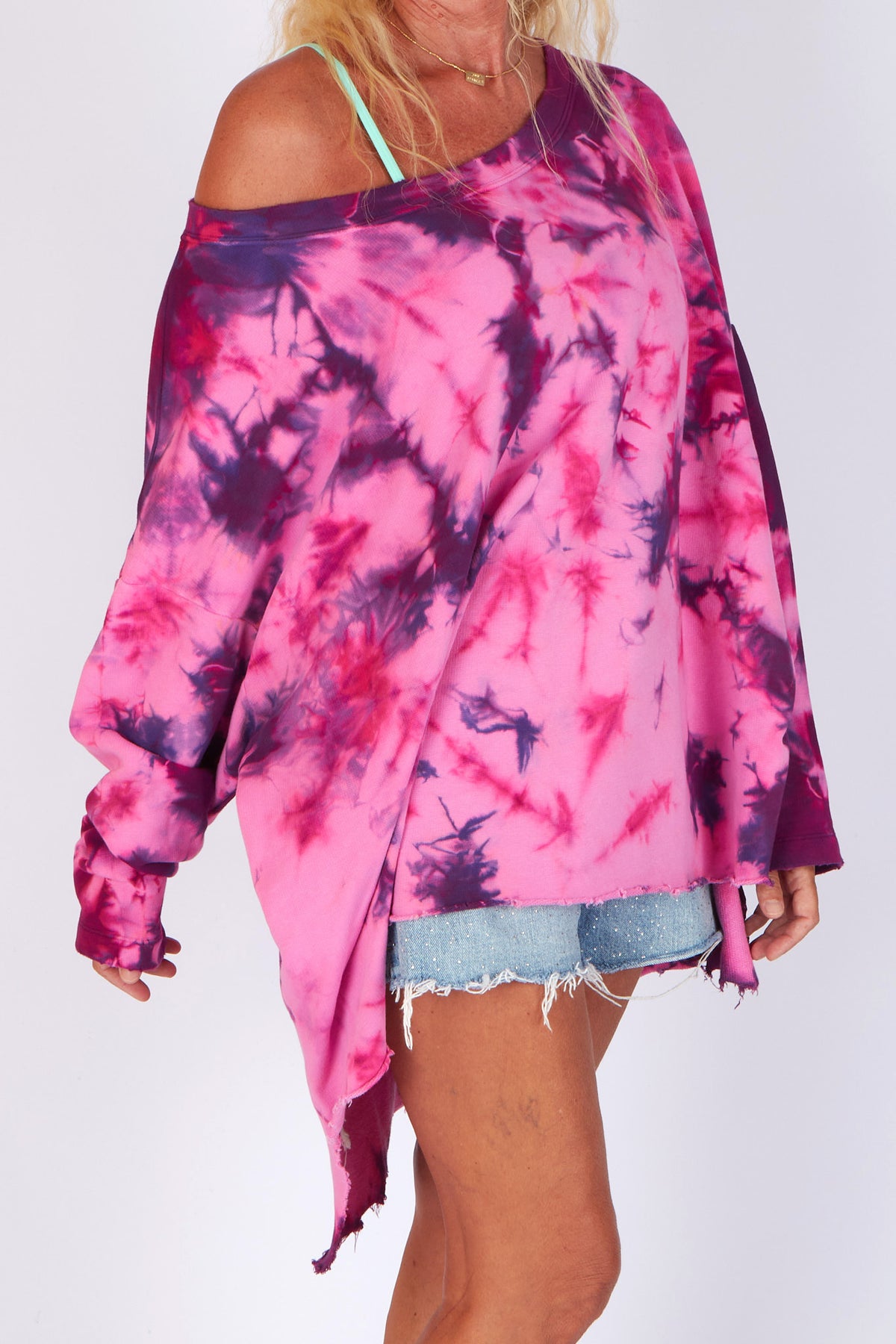 Estudio Viva Catarina Tie Dye Sweater (Pink Tie Dye)