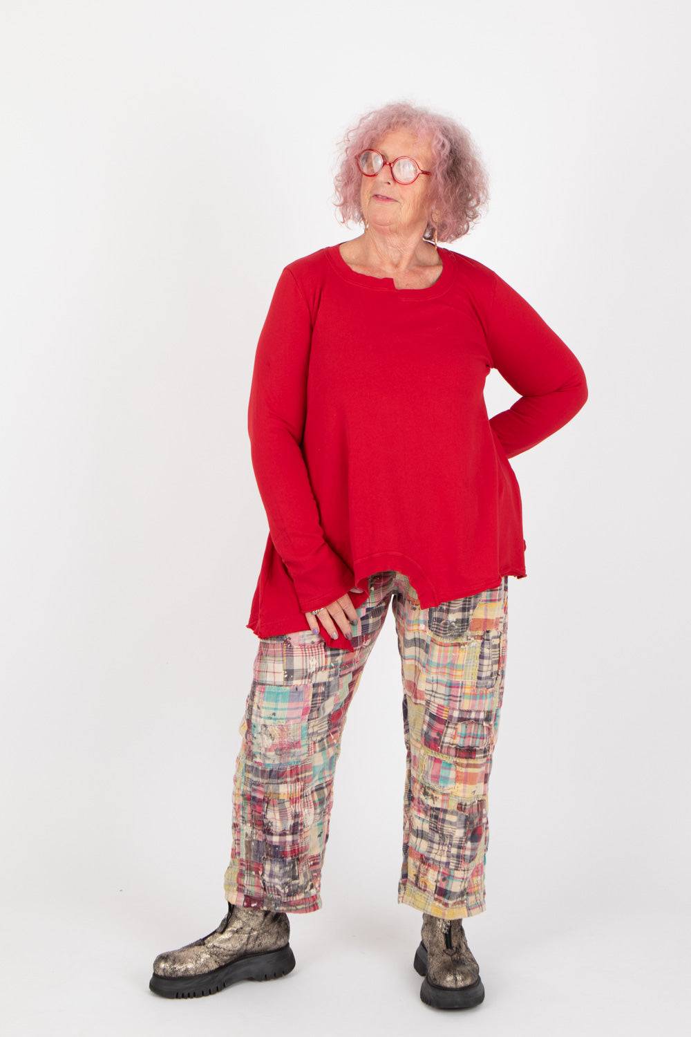 Magnolia Pearl Patchwork Miner Pants