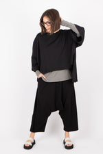 Sort Aarhus Baggy Wide Pants