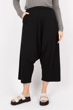 Sort Aarhus Baggy Wide Pants