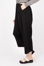 Sort Aarhus Baggy Wide Pants