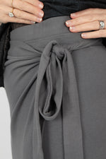 Sort Aarhus Wrap Skirt