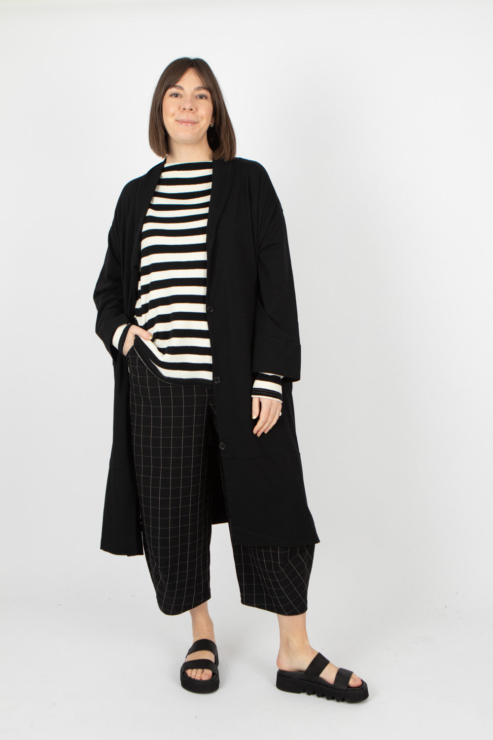 Sort Aarhus Long Jacket