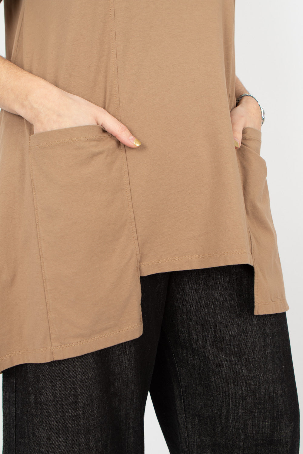 Sort Aarhus Sleeveless Top with Pockets