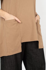 Sort Aarhus Sleeveless Top with Pockets