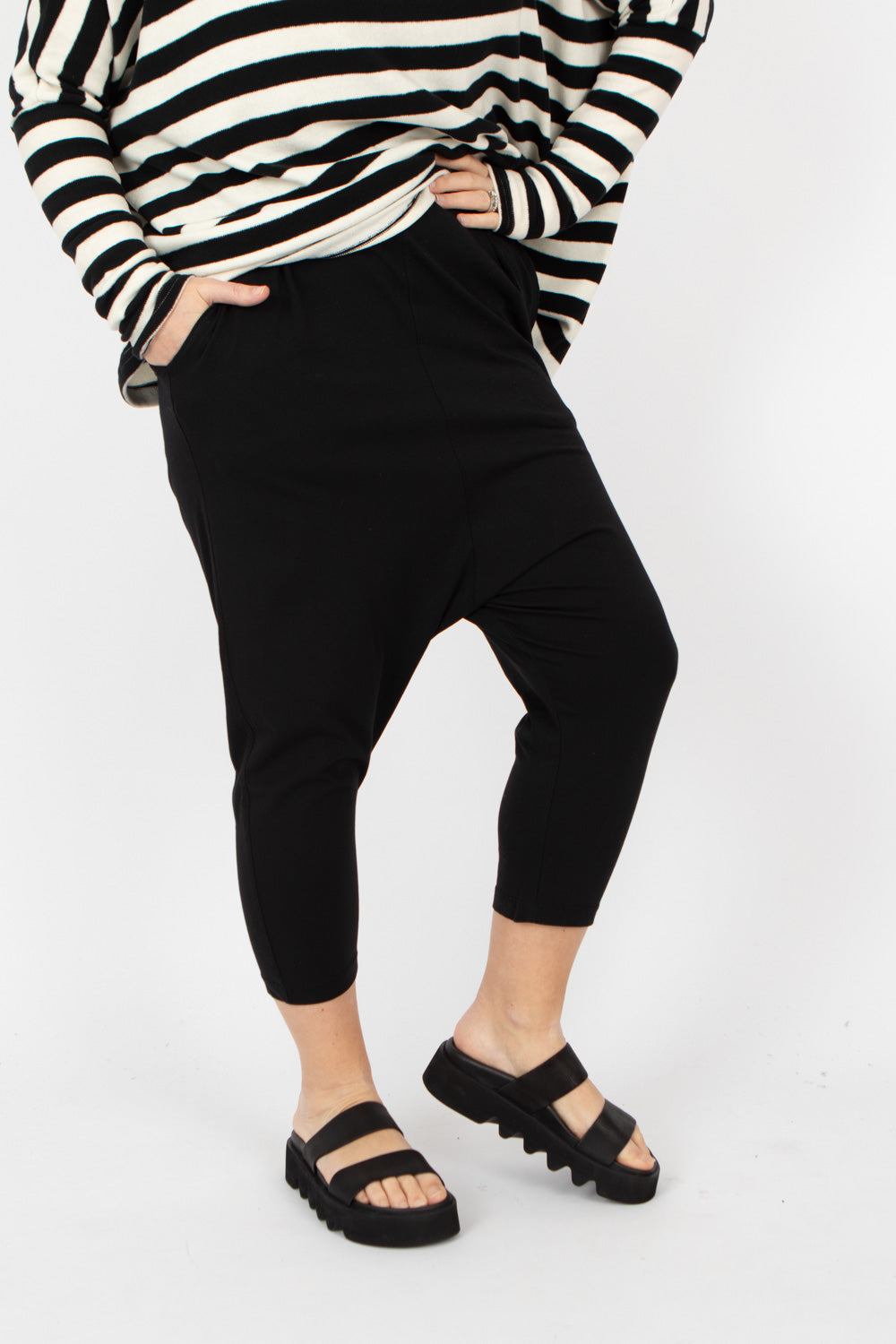 Sort Aarhus Baggy Pants