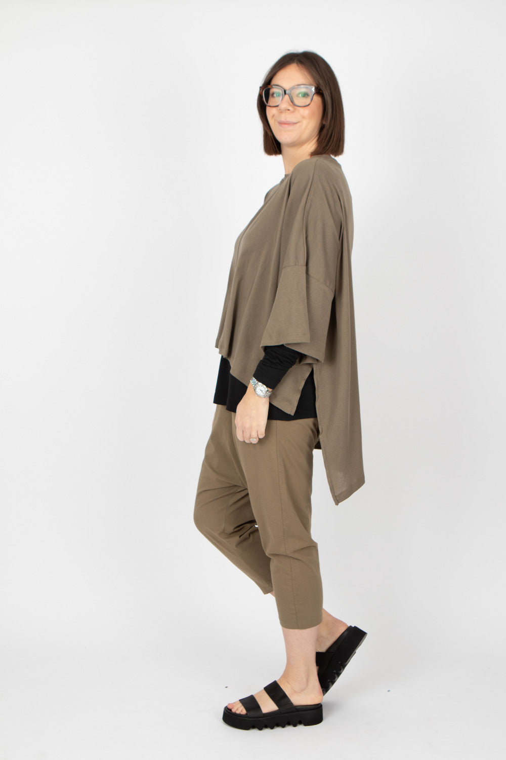 Sort Aarhus Oversize Top