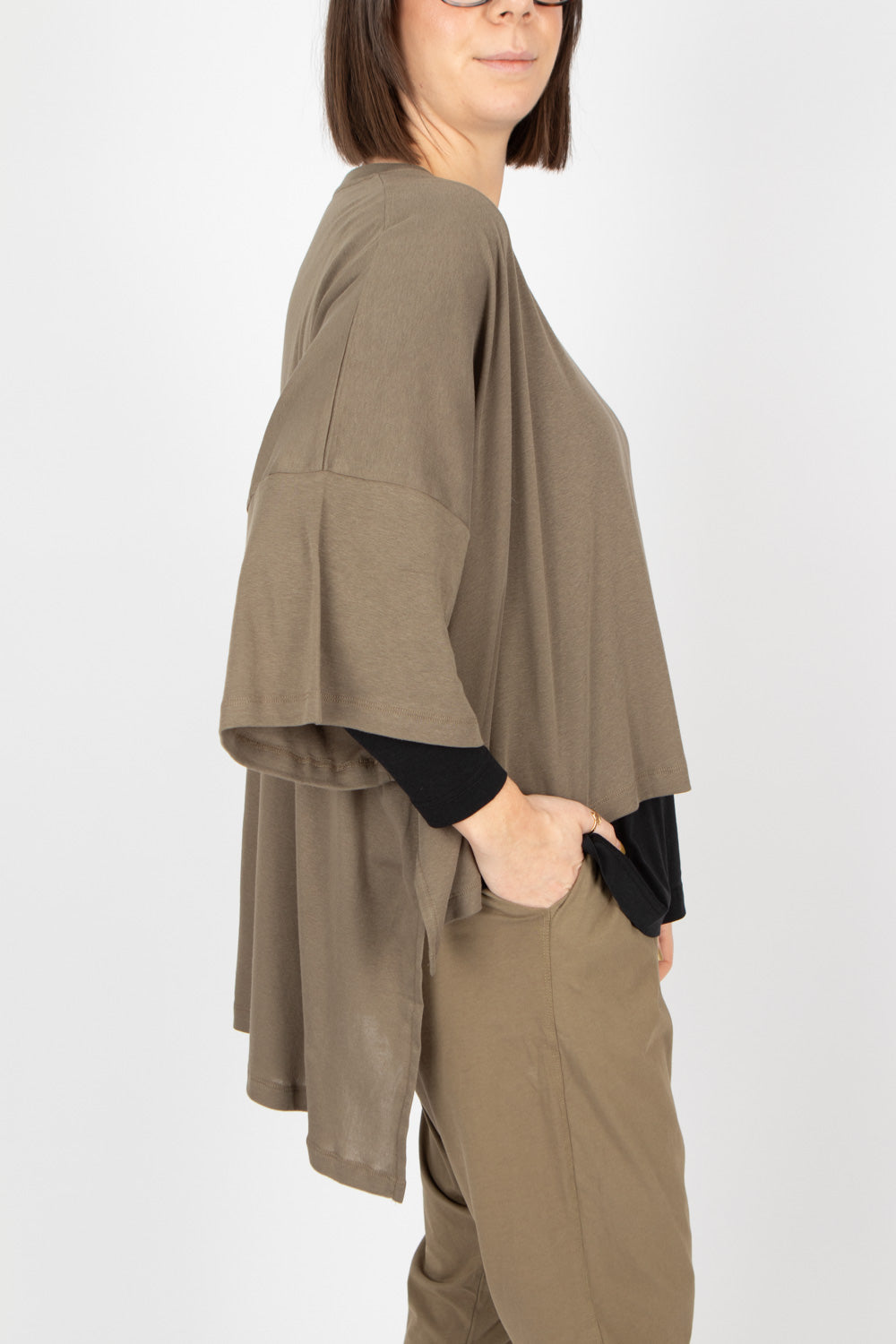 Sort Aarhus Oversize Top