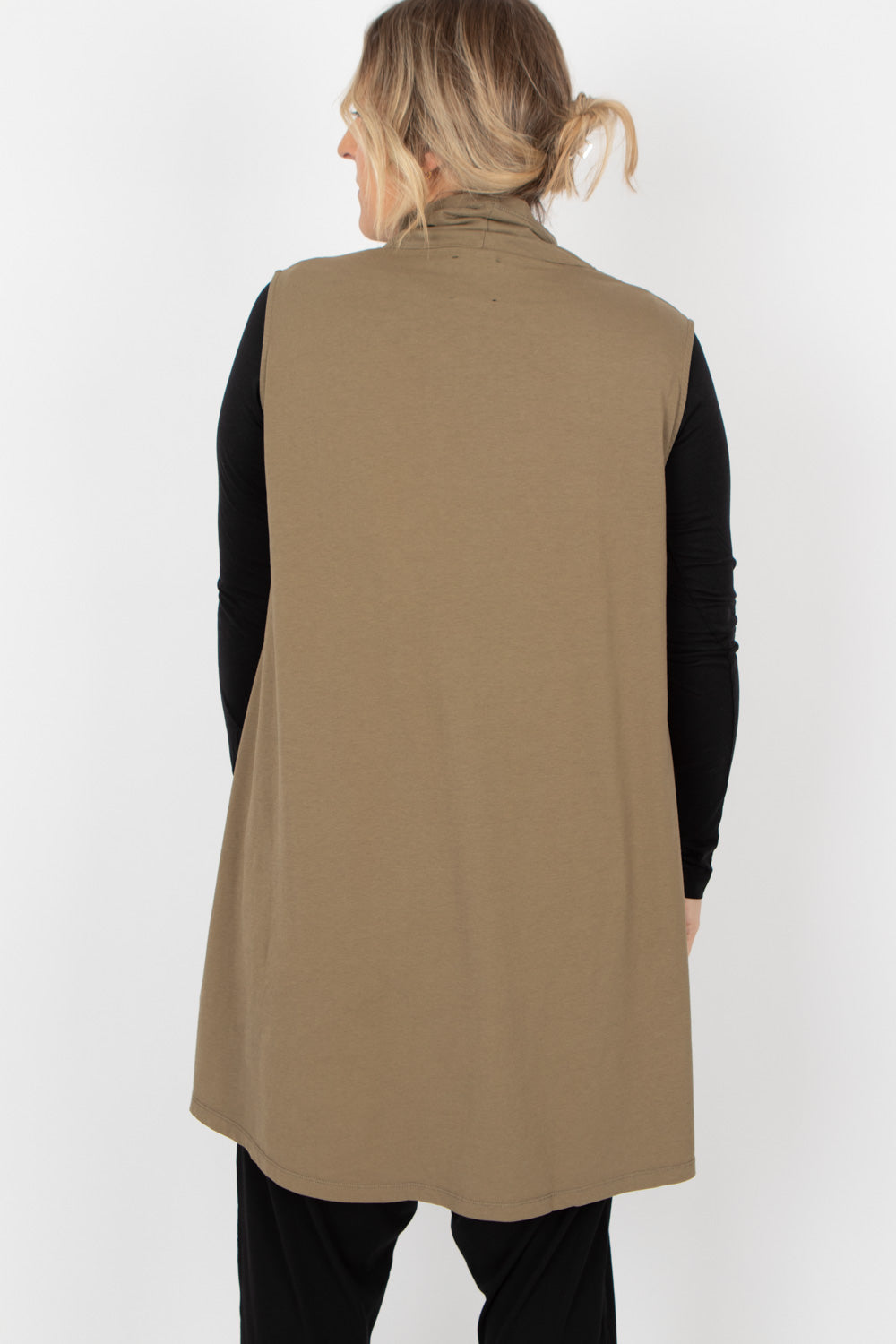 Sort Aarhus Sleeveless Top with Pockets