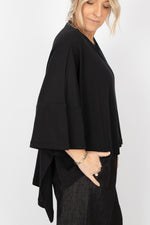 Sort Aarhus Oversize Top