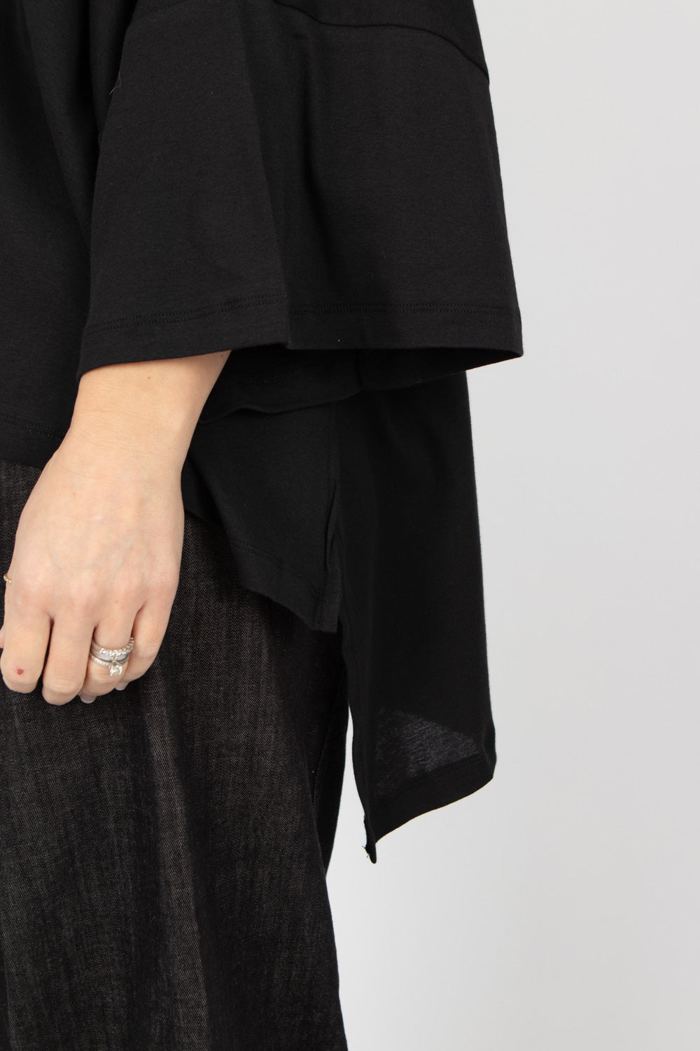 Sort Aarhus Oversize Top