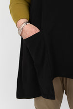 Sort Aarhus Sleeveless Top with Pockets