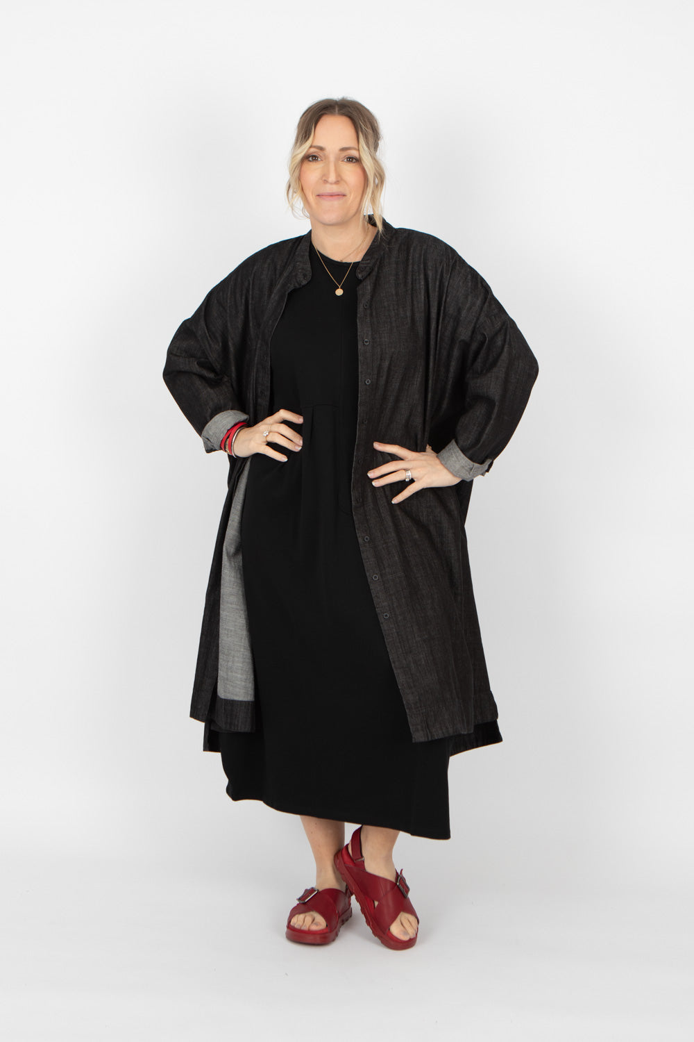Estudio Viva Wivina Denim Shirt Dress