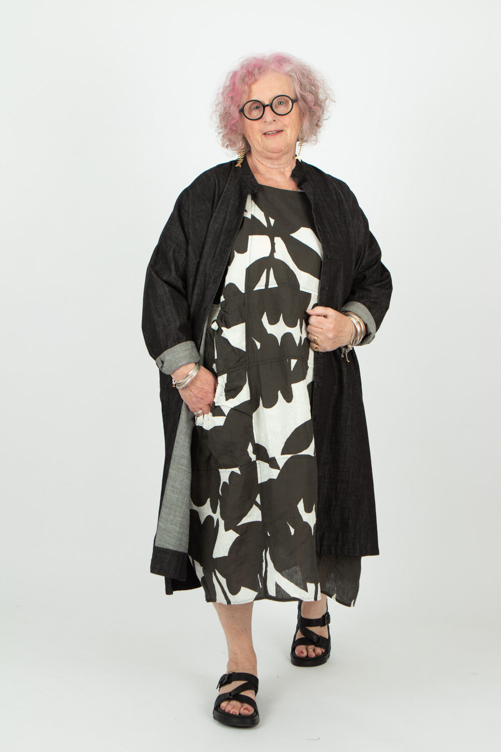 Estudio Viva Wivina Denim Shirt Dress