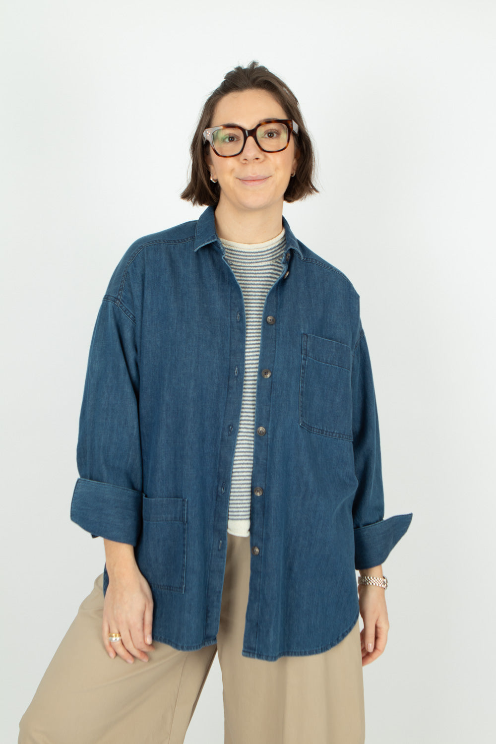 Estudio Viva Celeste Denim Shirt