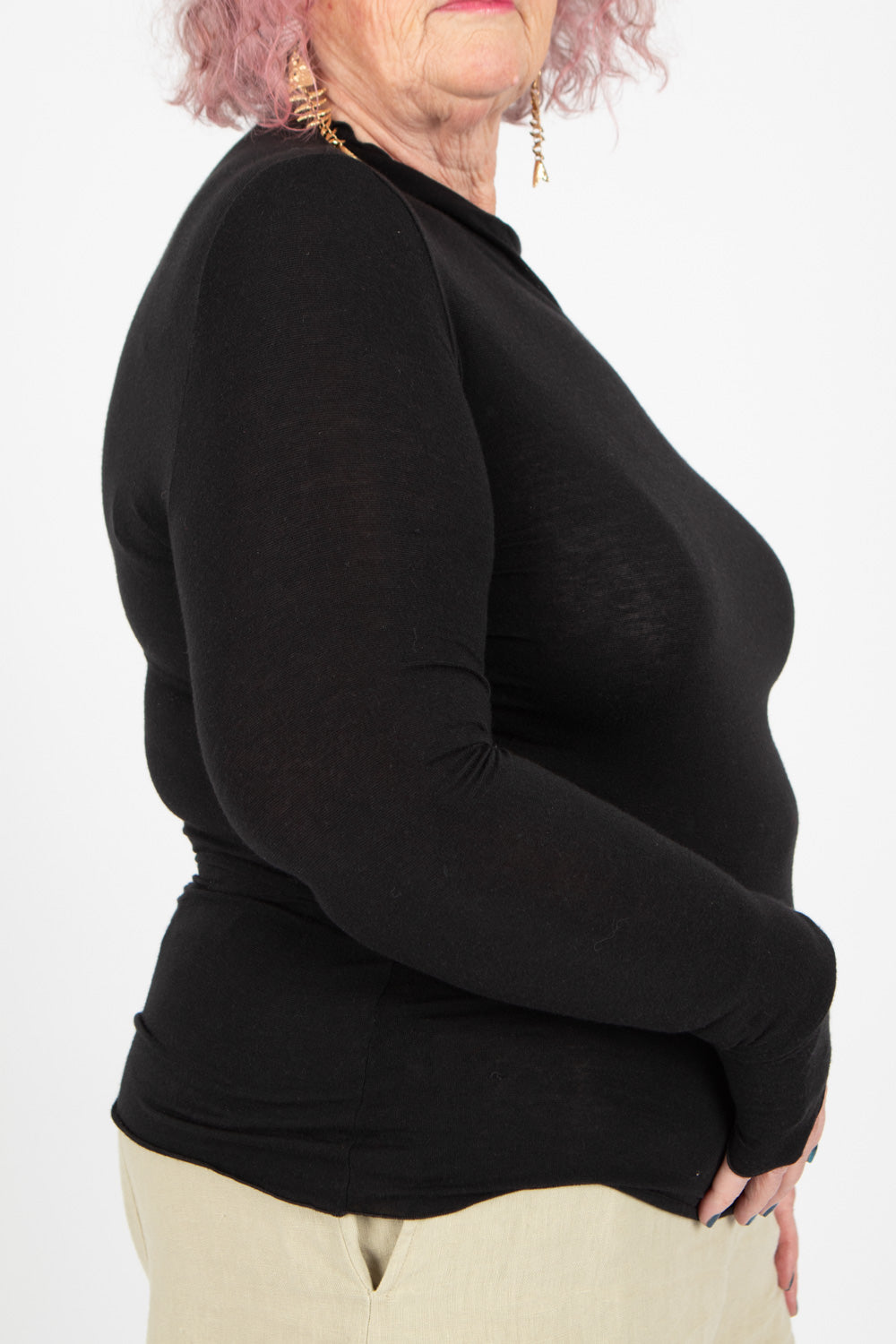 Neirami Chimney Collar Tee