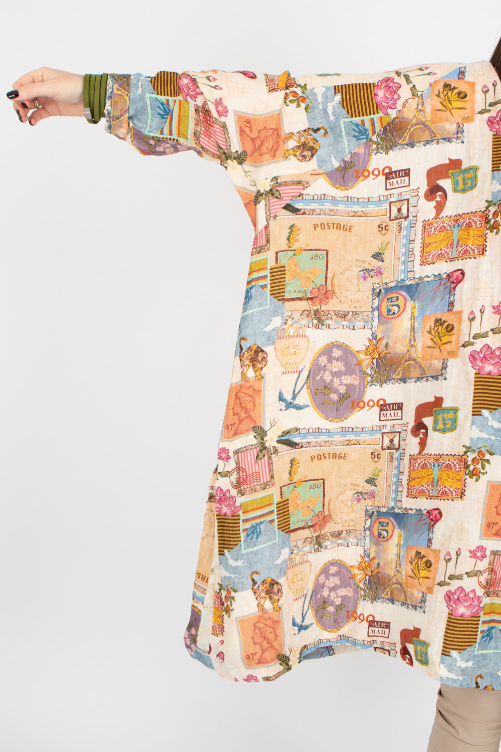 Yavi Salome Linen Shirt Dress