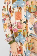 Yavi Salome Linen Shirt Dress