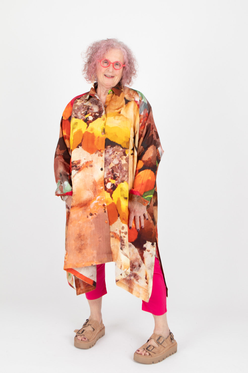 Yavi Salome Linen Shirt Dress