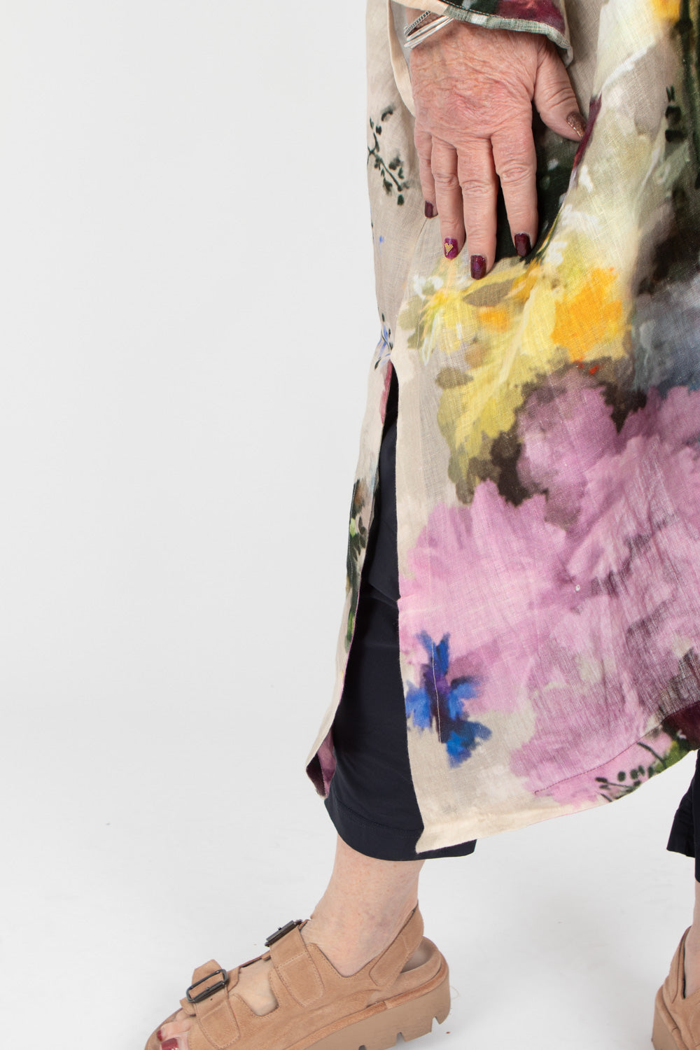 Yavi Salome Linen Shirt Dress