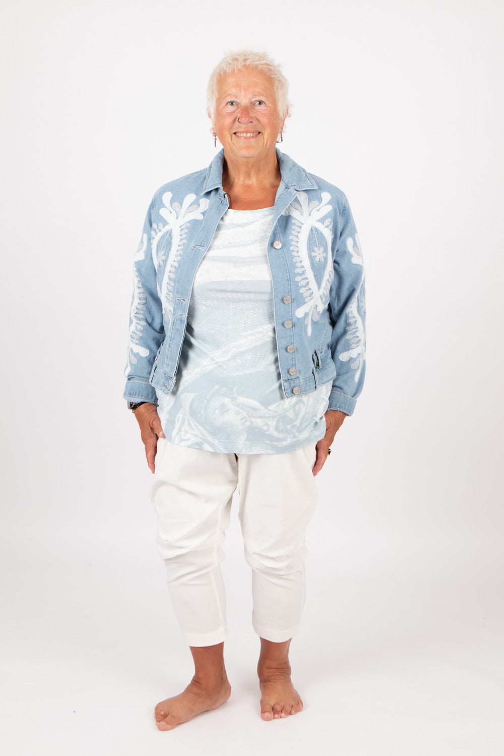 Desigual Border Denim Jacket