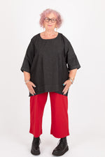 Estudio Viva Rosa Denim Top